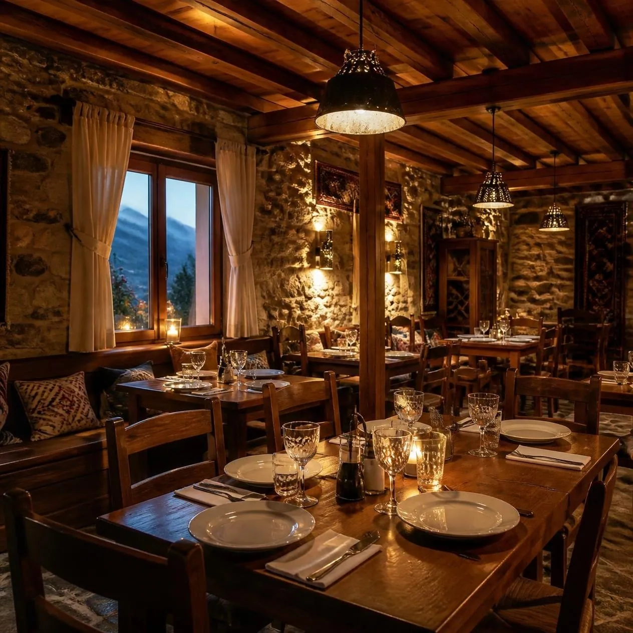 Salla e restorantit Lugina